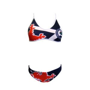 Turbo Scotland Thin Strap Bikini Rojo,Azul 9-10 Years Niño