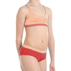 Jaked Gummy Bikini Rojo,Naranja 8 Years Niño