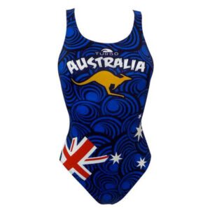 Turbo Australia Pro Resist Swimsuit Azul S Mujer