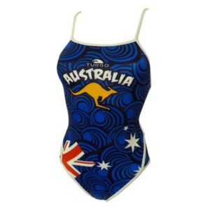 Turbo Australia Swimsuit Azul M Mujer