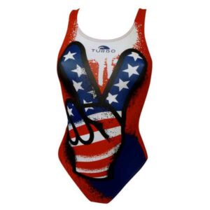 Turbo Victory Pro Resist Swimsuit Rojo 4XL Mujer