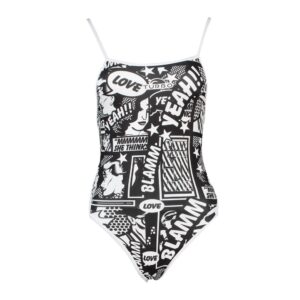 Turbo Yeah Comic 894682 Swimsuit Negro,Gris L Mujer