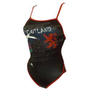 Turbo Scotland Swimsuit Negro 5XL Mujer