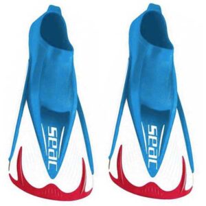 Seacsub Team Swimming Fins Blanco,Azul EU 34-35
