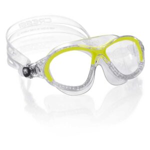 Cressi Cobra Kid Swimming Mask Transparente,Amarillo