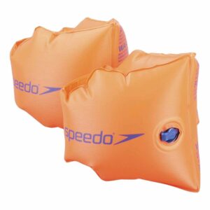 Speedo Logo Armbands Naranja 6-12 Months
