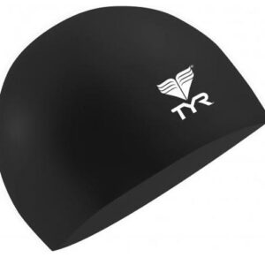 Tyr Solid Latex Cap Black Negro