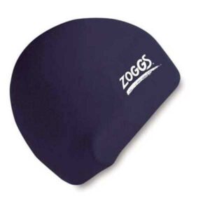 Zoggs Silicone Plain Swimming Cap Negro