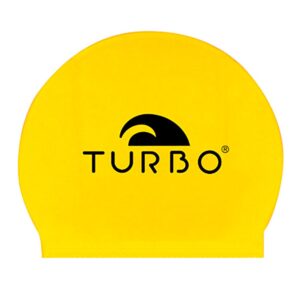 Turbo Latex Swimming Cap Amarillo