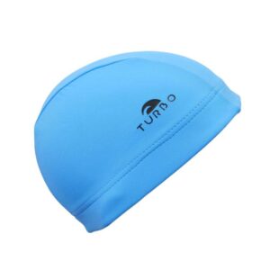 Turbo Plain With Wide Band Elastane Swimming Cap Azul