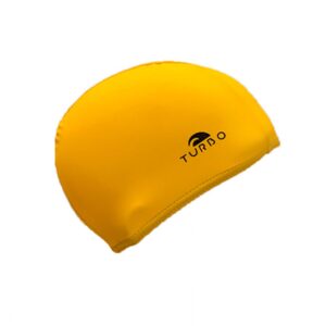 Turbo Lycra With Narrow Rubber Swimming Cap Amarillo