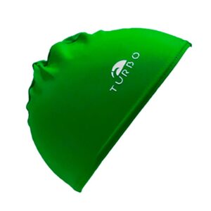 Turbo Lycra With Narrow Rubber Swimming Cap Verde