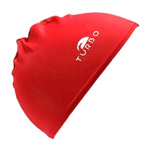 Turbo Lycra With Narrow Rubber Swimming Cap Rojo