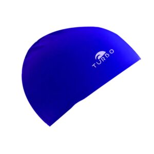 Turbo Lycra With Narrow Rubber Junior Swimming Cap Azul
