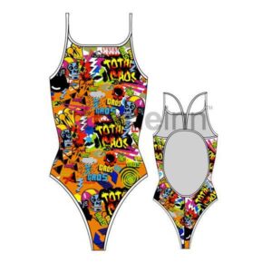 Turbo Total Caos Swimsuit Multicolor 5-6 Years Niña
