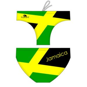 Turbo Jamaica Swimming Brief Verde,Amarillo,Negro M Hombre