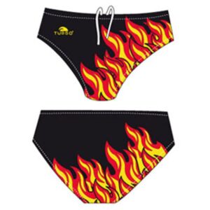 Turbo Spain Flames Swimming Brief Negro M Hombre