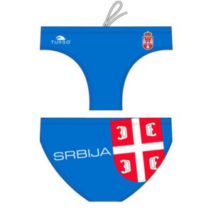 Turbo Serbia Swimming Brief Azul S Hombre