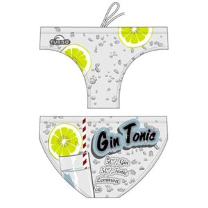 Turbo Gin Tonic Swimming Brief Blanco 5XL Hombre