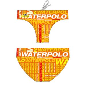 Turbo Text Swimming Brief Naranja 3XL Hombre