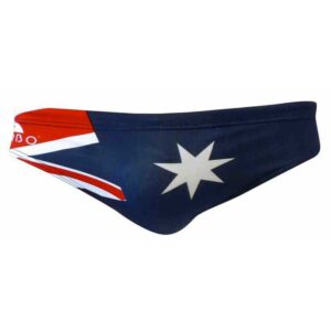 Turbo Australia Flag Swimming Brief Rojo,Azul S Hombre