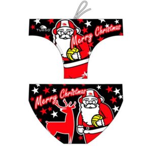 Turbo Papa Noel Swimming Brief Negro M Hombre