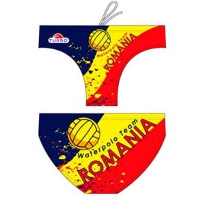 Turbo Romania Swimming Brief Amarillo,Rojo,Azul 4XL Hombre