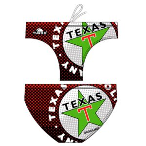 Turbo Texas-gasoline Blurred Swimming Brief Multicolor 2XL Hombre