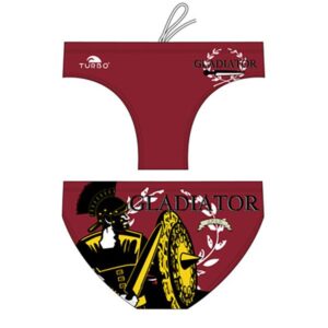 Turbo Gladiator Swimming Brief Rojo 2XL Hombre