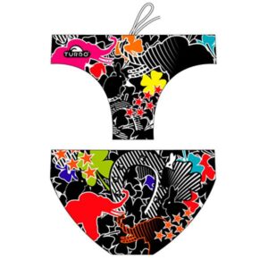 Turbo Luck Swimming Brief Multicolor 3XL Hombre