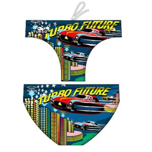 Turbo Future Waterpolo Swimming Brief Multicolor L Hombre