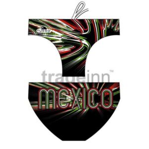 Turbo Mexico Swimming Brief Negro 4XL Hombre
