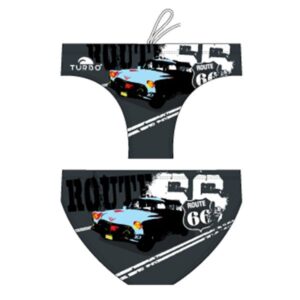 Turbo Route 66 Cadillac Swimming Brief Negro M Hombre