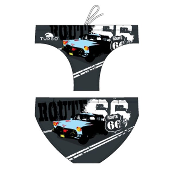 Turbo Route 66 Cadillac Swimming Brief Negro M Hombre