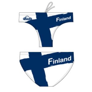 Turbo Finland Swimming Brief Blanco,Azul 5XL Hombre