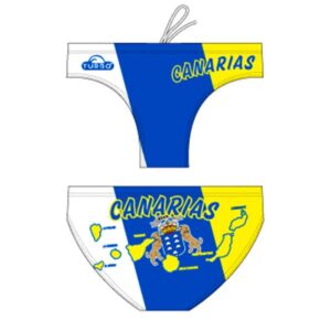 Turbo Canarias Shield Swimming Brief Amarillo,Blanco,Azul 3XL Hombre