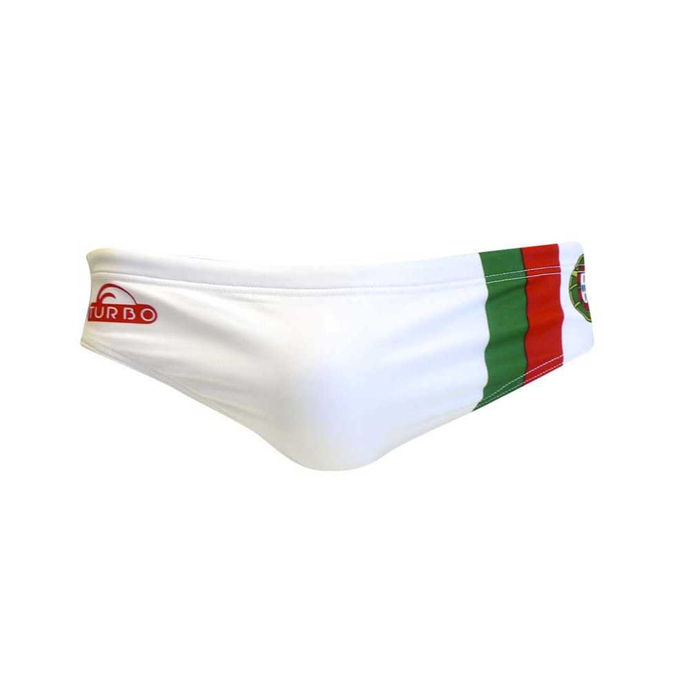 Turbo Portugal Swimming Brief Blanco M Hombre