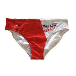 Turbo Canada Swimming Brief Rojo,Blanco 5XL Hombre