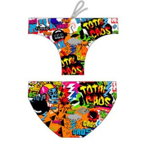 Turbo Total Kaos Swimming Brief Multicolor 2XL Hombre