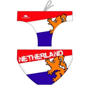 Turbo Netherlands Waterpolo Swimming Brief Multicolor XL Hombre
