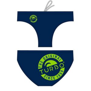 Turbo Original Waterpolo Swimming Brief Azul XL Hombre