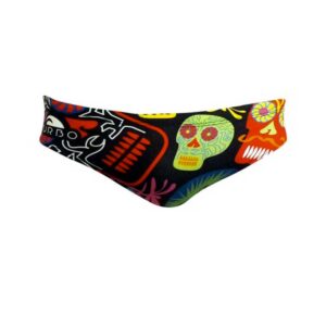 Turbo Halloween Skulls Swimming Brief Multicolor XL Hombre
