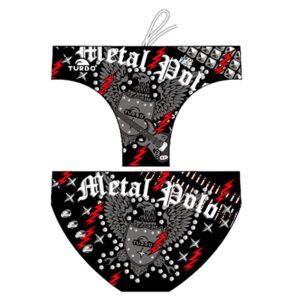 Turbo Limited Edition Metal Polo Swimming Brief Negro 4XL Hombre