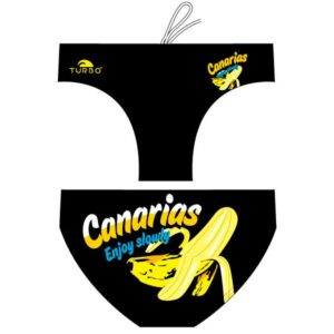 Turbo Banana Enjoy Slowly Swimming Brief Negro 5XL Hombre