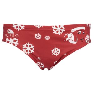 Turbo Mama Noel Swimming Brief Rojo XL Hombre