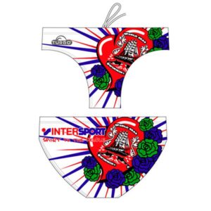 Turbo Heart Swimming Brief Blanco 3XL Hombre