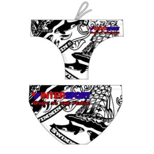 Turbo Ships Swimming Brief Blanco 2XL Hombre