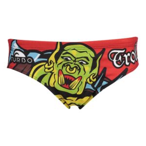 Turbo Troll Swimming Brief Rojo M Hombre