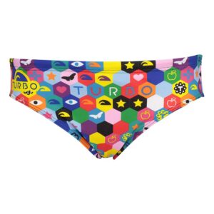 Turbo Hexa Swimming Brief Multicolor M Hombre
