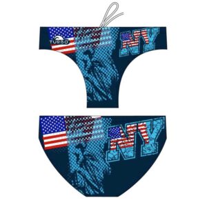 Turbo Ny Stars Swimming Brief Azul M Hombre